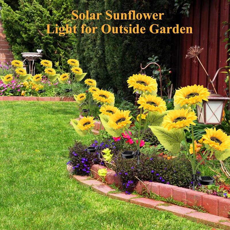 🌻 Realistic & Weatherproof | 2026 Hot Sale Solar Sunflower