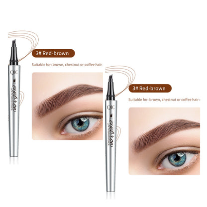 🎉 Oferta increíble 80% DE DESCUENTO🔥¡Compra 1 y llévate 1 gratis!💎¡Resistente al agua y 4 puntas para cejas naturales!