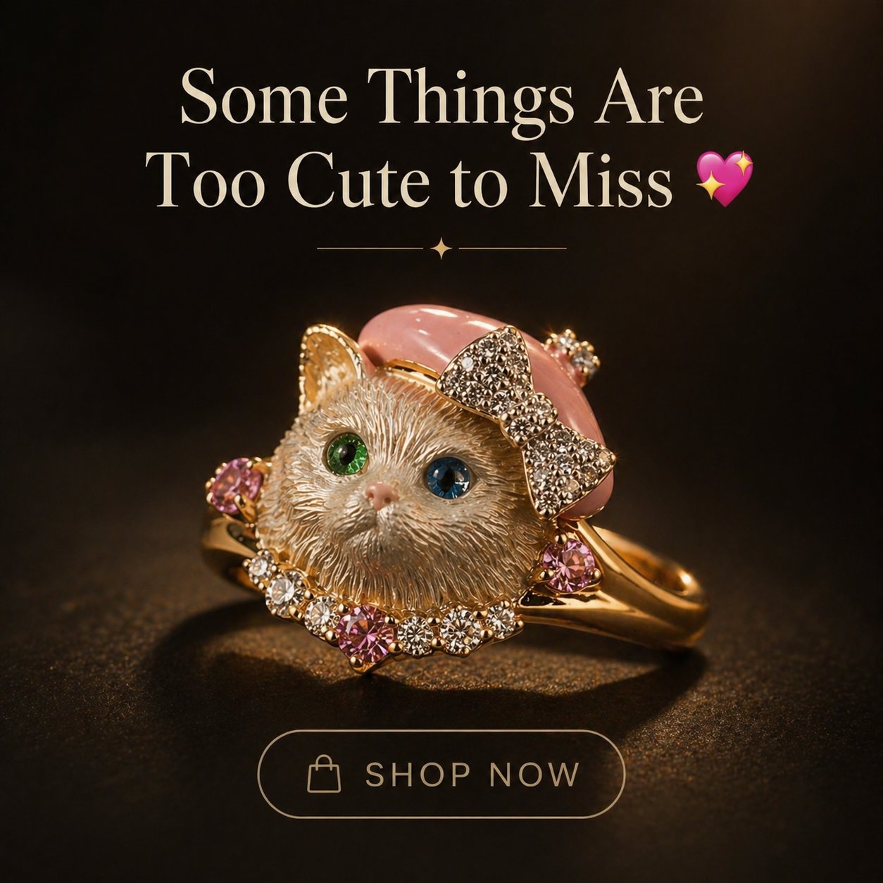 🐱Cute Cat Ring💍