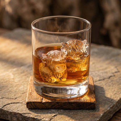 ⏳Last Day Special Price ￡6.99!!🐮 Mini Highland Cow Ice Cube Mold – Cute 3D Ice for Drinks, Parties & Gifts