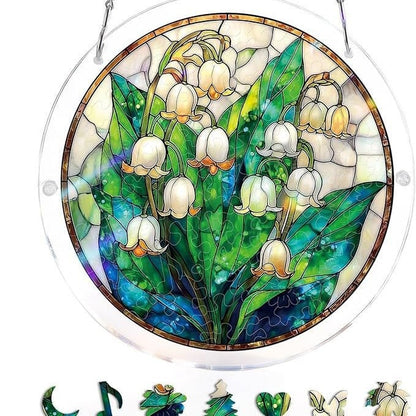 🔥LAST DAY 49% OFF ☀️🛍️Acrylic Jigsaw Puzzle Suncatcher 80 Pieces