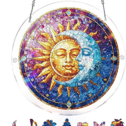 🔥LAST DAY 49% OFF ☀️🛍️Acrylic Jigsaw Puzzle Suncatcher 80 Pieces