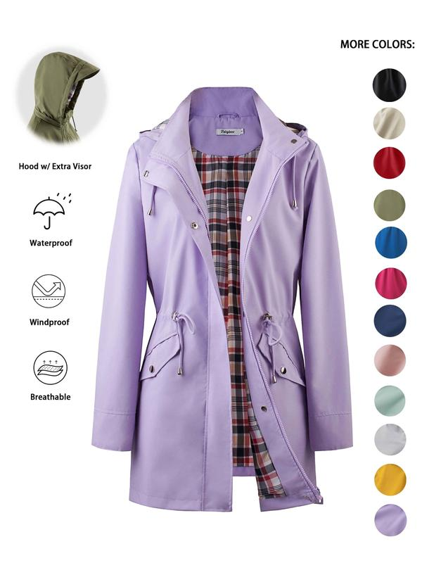 🔥This Week's Special Price:£21.99!!🧥💦Womens Chic. Lightweight. Waterproof Jacket🍃-Unleash Style and Durability in Any Storm!