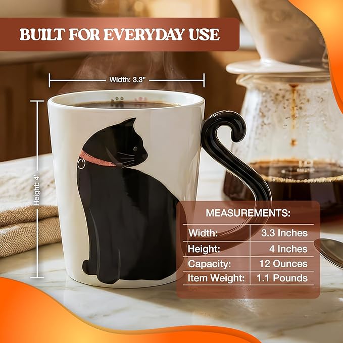 🔥HOT SALE & 50% OFF🔥Black Cat Coffee Mug
