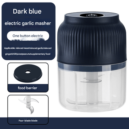 🏆LAST DAY SALE: ￡6.99!!⚡ AllChop Pro™ Electric Garlic Chopper, Mini Portable Veggie Cutter