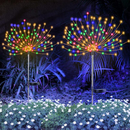 Waterproof Solar Garden Fireworks Lamp