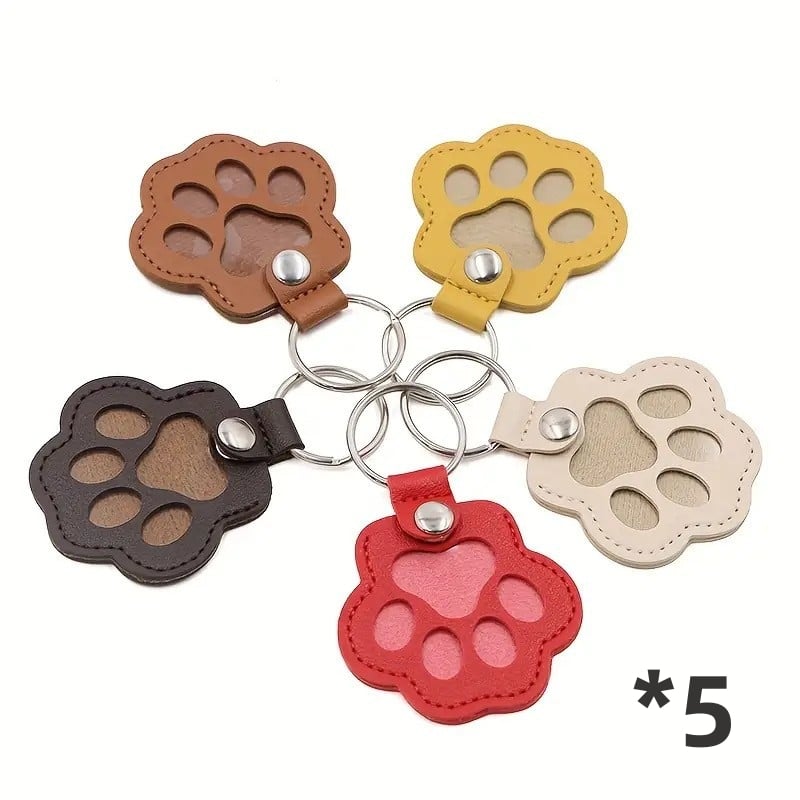 (10pcs)BUY 5 GET 5 FREE💖Leather Pet Memorial Keychain  🐾 Keep Their Memory Close, Always