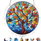 Acrylic Jigsaw Puzzle Suncatcher - Glowing Feather Haven