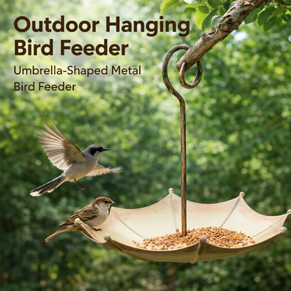 🔥Last Day 50% OFF🐦Mini Umbrella Bird Feeder — Whimsical Garden Charm
