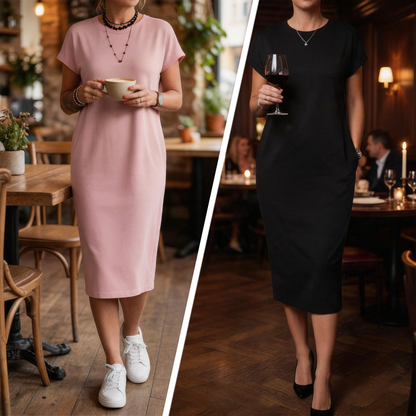 👟 Dress It Up or Down – Sandals, Sneakers, or Heels. One Midi Dress, Endless Looks. Limited Offer! 48% OFF