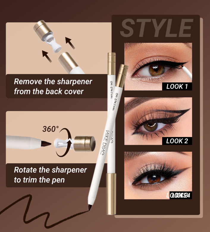 🔥 Buy 2 Get 1 Free🔥Quick Dry Waterproof and Sweat Proof Eyeliner