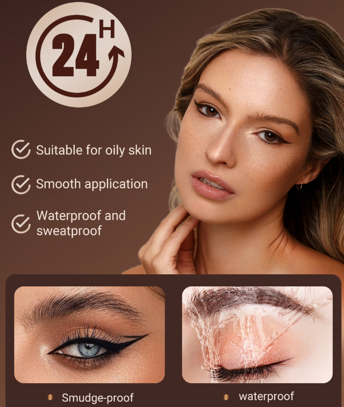 🔥 Buy 2 Get 1 Free🔥Quick Dry Waterproof and Sweat Proof Eyeliner