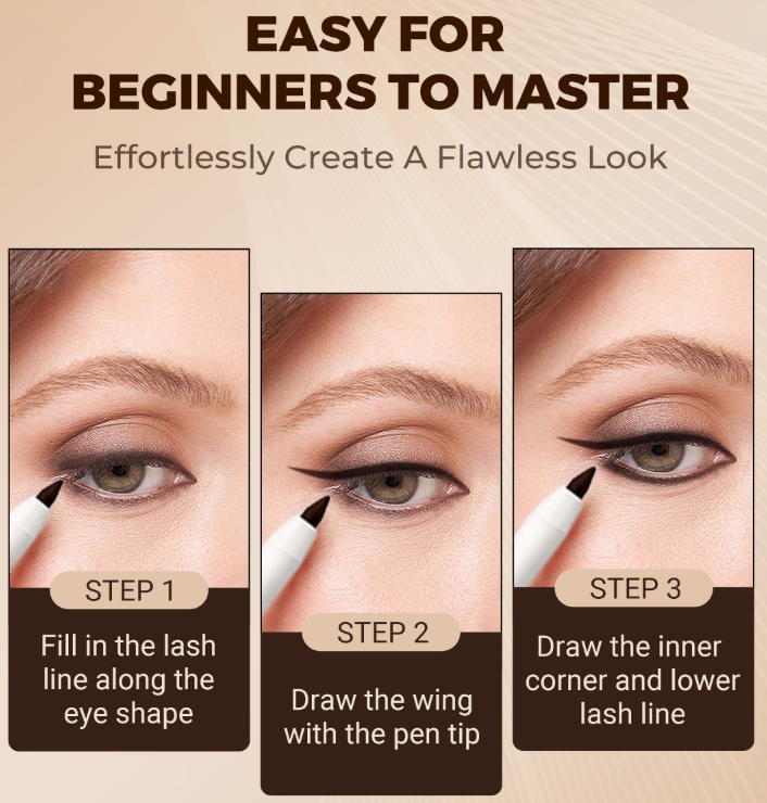 🔥 Buy 2 Get 1 Free🔥Quick Dry Waterproof and Sweat Proof Eyeliner