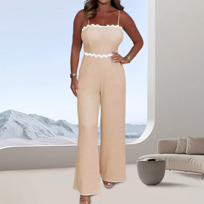 💕50% OFF! Elegant Women's Suspender Jumpsuit👗With Chest Pads
