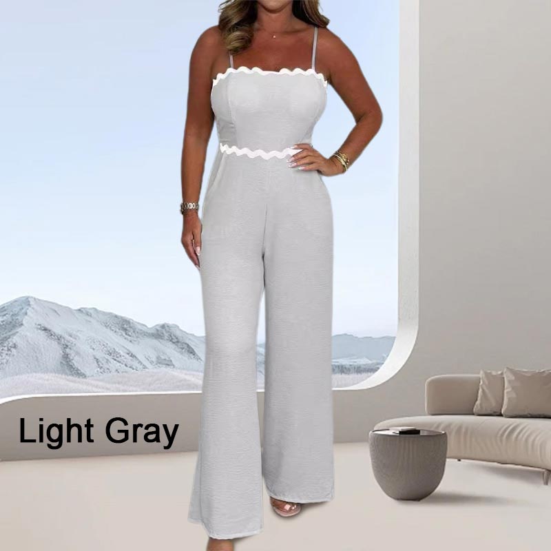 💕Limited Sale 65% OFF💕Women’s Elegant Sling Jumpsuit with Built-in Support