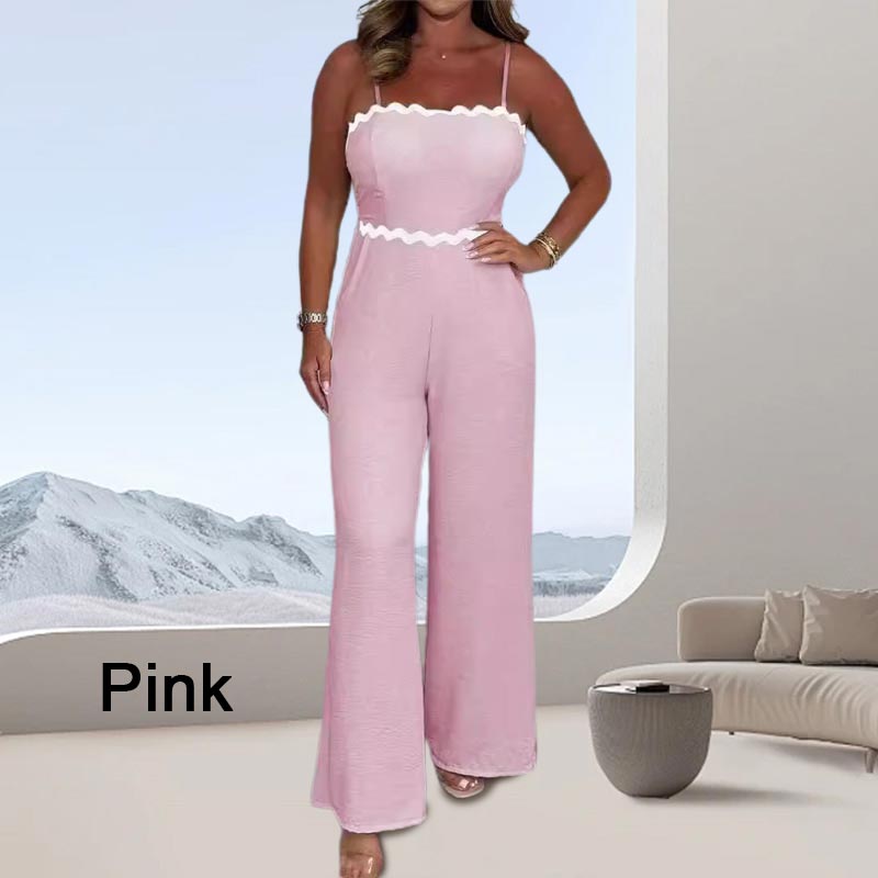 💕Limited Sale 65% OFF💕Women’s Elegant Sling Jumpsuit with Built-in Support