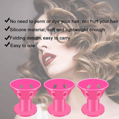 No Heat, No Damage! Get Salon-Worthy Curls at Home! 💁‍♀️No Heat Silicon Hair Curlers