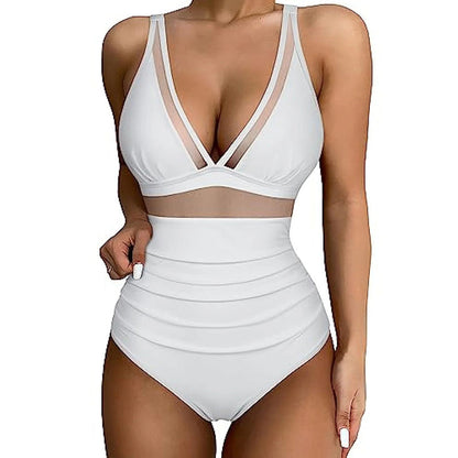 🌷 Meet Summer BIG sale ￡11.99 ONLY TODAY!!🏝️Mesh Tummy Control Swimsuit