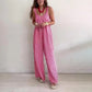 🔥 Refuse to dress anxiously! Striped loose jumpsuit|A set of Fengshen ✨ sale