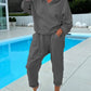 ✨ Limited time 60% off✨Women's comfytwo-piece hoodie set in plain colours