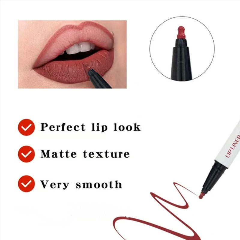 🔥 COMPRA 1 Y LLÉVATE 1 GRATIS, Cada uno por solo £4.99💋Delineador de labios mate de larga duración y resistente al agua