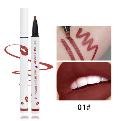 🔥 COMPRA 1 Y LLÉVATE 1 GRATIS, Cada uno por solo £4.99💋Delineador de labios mate de larga duración y resistente al agua