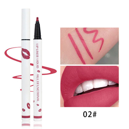 🔥 COMPRA 1 Y LLÉVATE 1 GRATIS, Cada uno por solo £4.99💋Delineador de labios mate de larga duración y resistente al agua