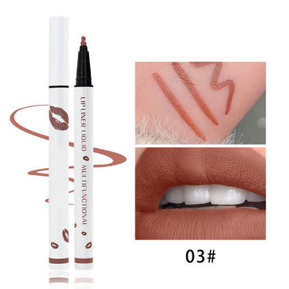 🔥 COMPRA 1 Y LLÉVATE 1 GRATIS, Cada uno por solo £4.99💋Delineador de labios mate de larga duración y resistente al agua