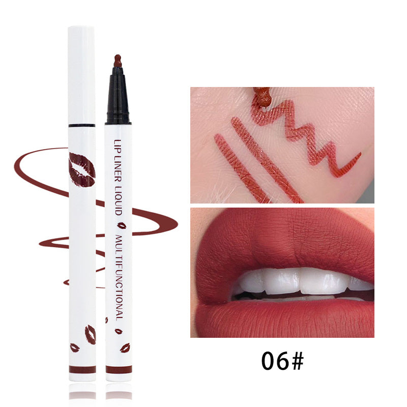 🔥 COMPRA 1 Y LLÉVATE 1 GRATIS, Cada uno por solo £4.99💋Delineador de labios mate de larga duración y resistente al agua