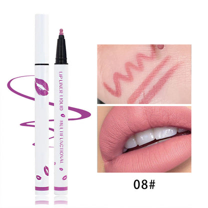 🔥 COMPRA 1 Y LLÉVATE 1 GRATIS, Cada uno por solo £4.99💋Delineador de labios mate de larga duración y resistente al agua