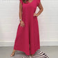 2024 Summer New Ruffled Wide-leg Casual Jumpsuit (Buy 2 free shipping)