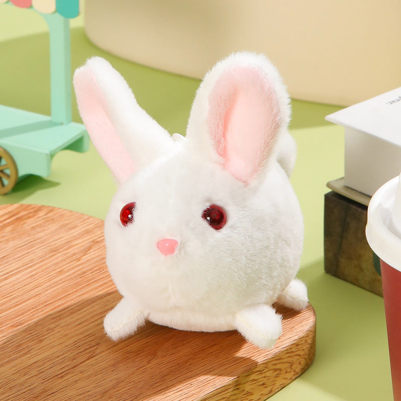 Wagging Tail Kitty Plush Doll Pendant