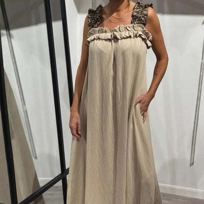 💖Limited Sale 49% OFF💖Women's Casual Sleeveless Maxi Dress with Pockets