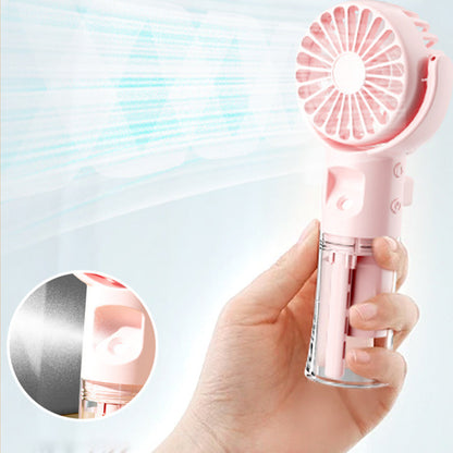 🌟Buy two Get 10% off💧Portable Rechargeable Handheld Misting Fan