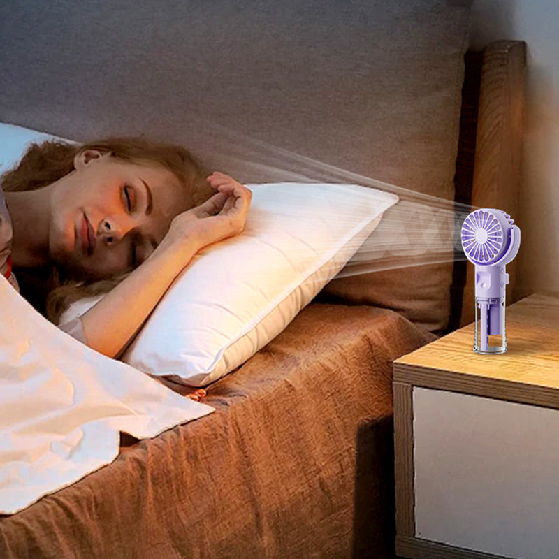 🌟Buy two Get 10% off💧Portable Rechargeable Handheld Misting Fan