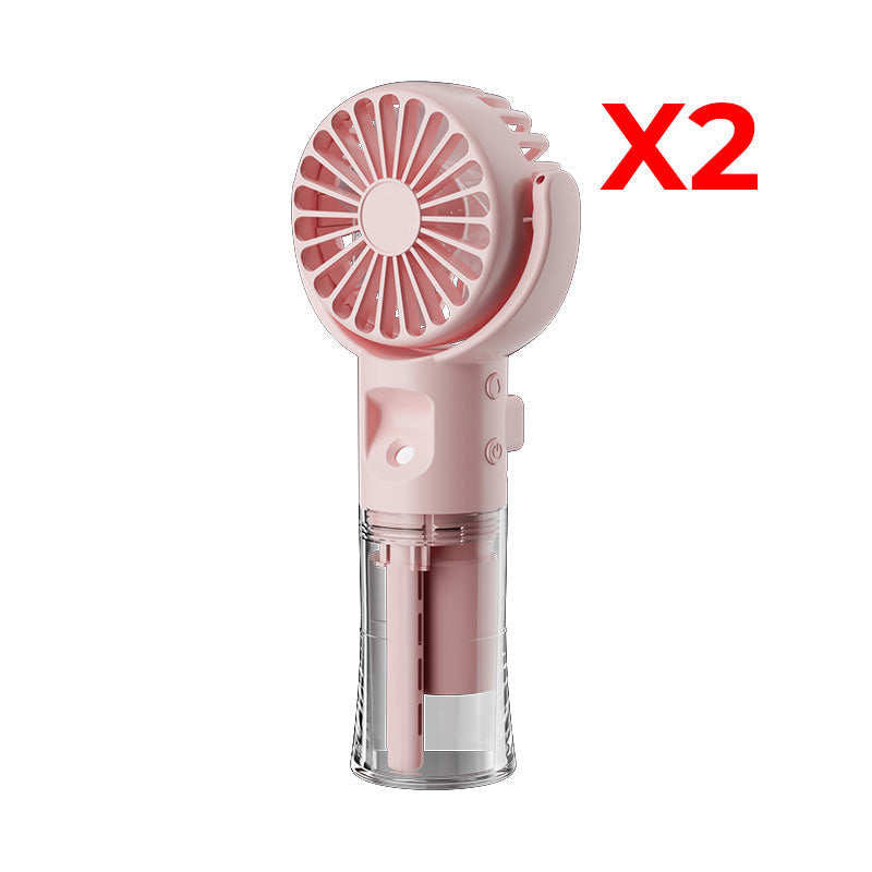 🌟Buy two Get 10% off💧Portable Rechargeable Handheld Misting Fan