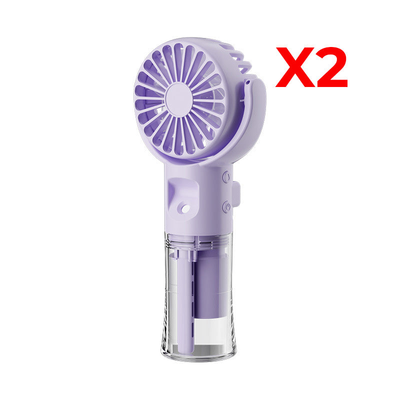 🌟Buy two Get 10% off💧Portable Rechargeable Handheld Misting Fan