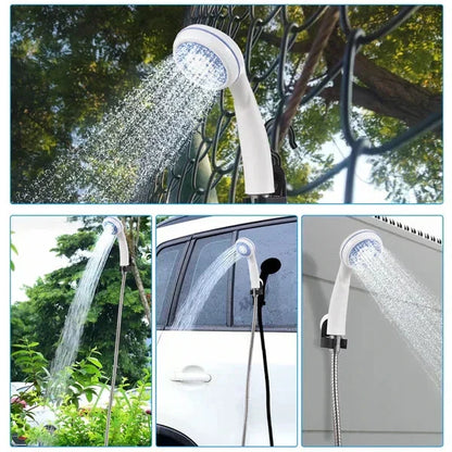 49% OFF ✨ Portable Outdoor Electric Shower Kit- Handheld Camp Shower for Travel, Hiking & Gardening