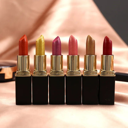 ⚡2025  Hot Sale 60% OFF 🔥Metallic Shine Color-Changing Lipstick