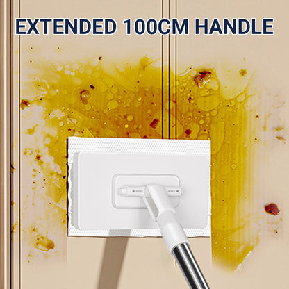 😍2026 NEW SALE-50% OFF😍🧹Disposable Dust Mop with 4 Reusable Cloths✨Lightweight Floor Dusting Mop For Hardwood Tile Floors