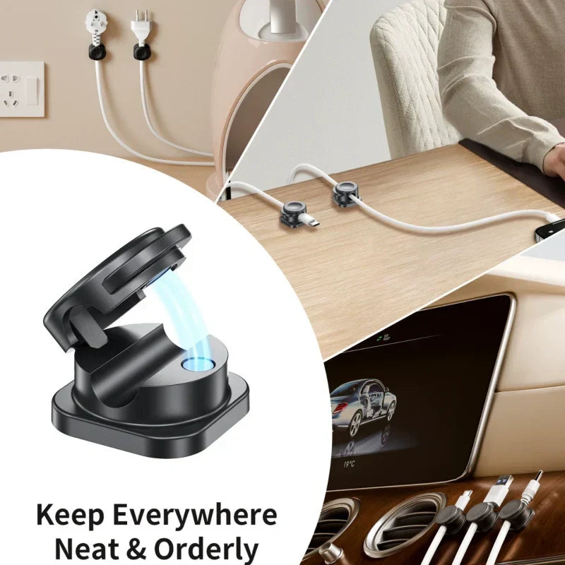 Multipurpose Magnetic Cable Clips