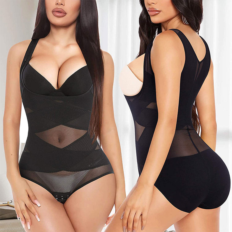 🔥Last Day Special Price £9.99!!💥-💃Women's Lightweight Mesh Yoga Bodysuit Shaper