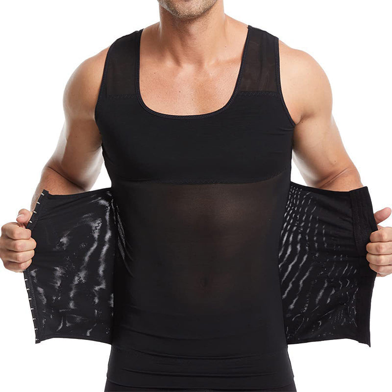🔥Novedad Más Vendida❤️‍🔥Chaleco de Malla para Hombre con Ajuste de Cintura