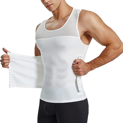 🔥Novedad Más Vendida❤️‍🔥Chaleco de Malla para Hombre con Ajuste de Cintura