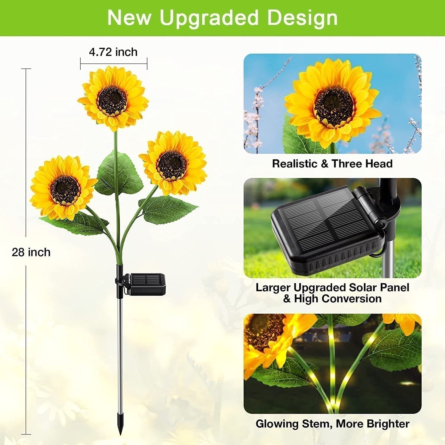 🌻Sunflower Solar Garden Stake Led Lights