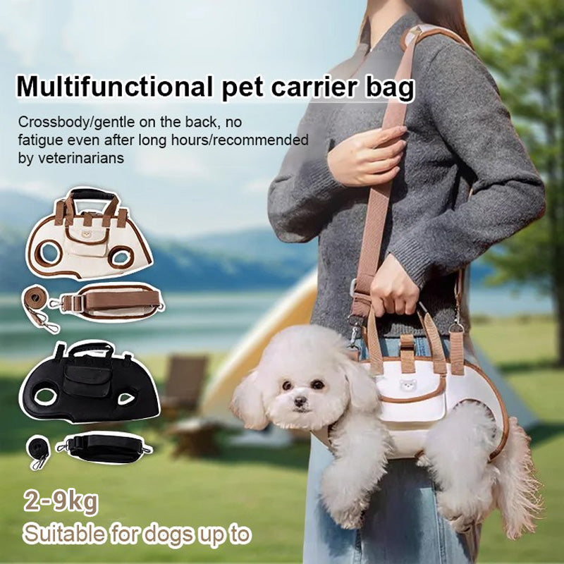 🐶Hot sale🎒 2-in-1 Portable Breathable Pet Carrier – Sling + Backpack | Anywhere, Anytime!