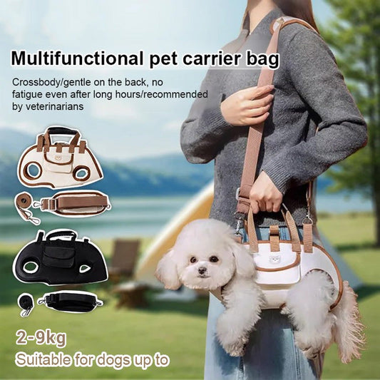 🐶Hot sale🎒 2-in-1 Portable Breathable Pet Carrier – Sling + Backpack | Anywhere, Anytime!