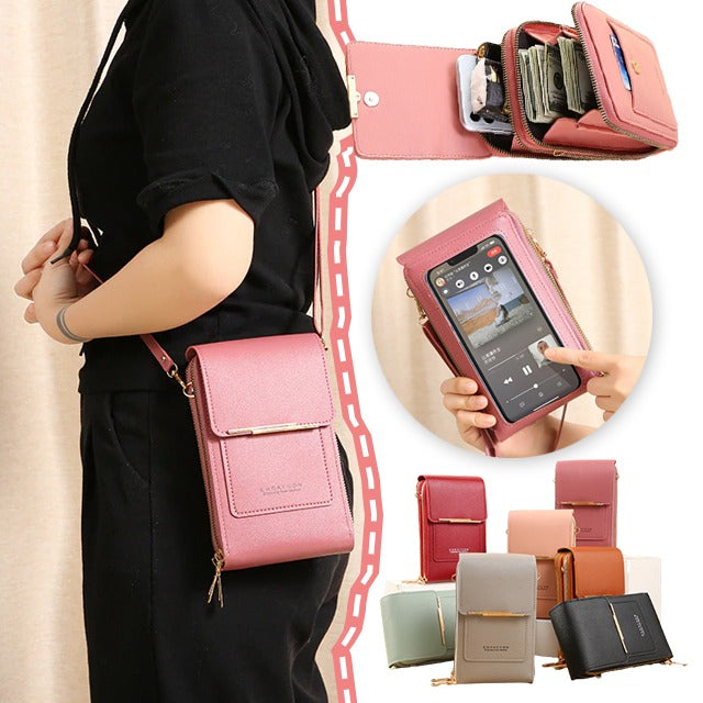 🔥Hot Sale 50% OFF -🎁Women's Touch Screen Mobile Phone Messenger bag