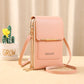 🔥Gran oferta 50% DE DESCUENTO -🎁Bolso bandolera de mujer con pantalla táctil para teléfono móvil