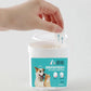 Finger wipes for dental cleaning of pets